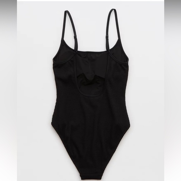 American Eagle Crinkle Scoop Back One Piece Swimsuit - Picture 4 of 8